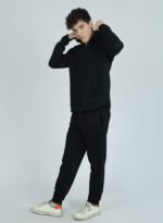 Cozy Fleece ZIP Hoodie – Black