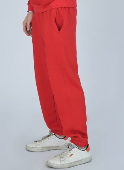 Cozy Fleece Sweatpant – Red