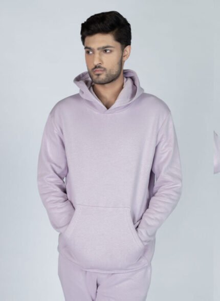 Cozy Fleece Hoodie – Orchid Bloom