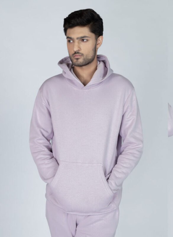 Cozy Fleece Hoodie – Orchid Bloom