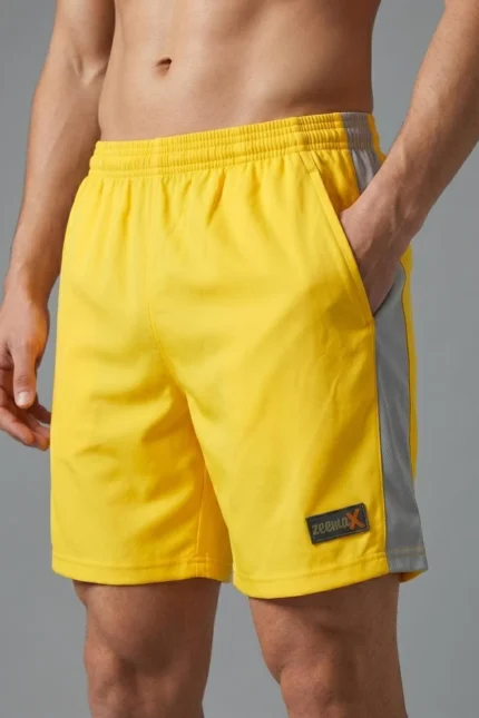 ZM Men's Mesh Panel Activewear Shorts