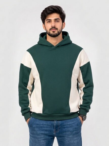 Unisex Oversized Colorblock Hoodie